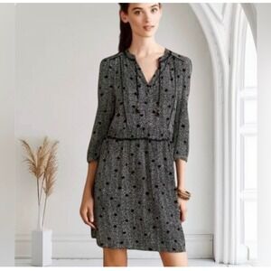 Anthropologie Maeve Women's Galan Dress Gray Sz M